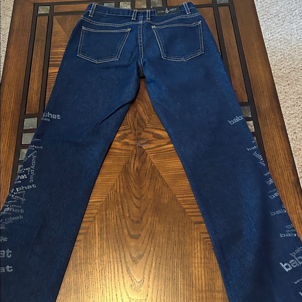 Baby Phat Dark Blue Women's Jeans - Picture 7 of 8